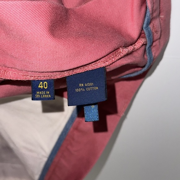 New With Tags Men's Polo Ralph Lauren Classic Fit 6" Shorts Nantucket Red Sz 40 - Picture 3 of 6